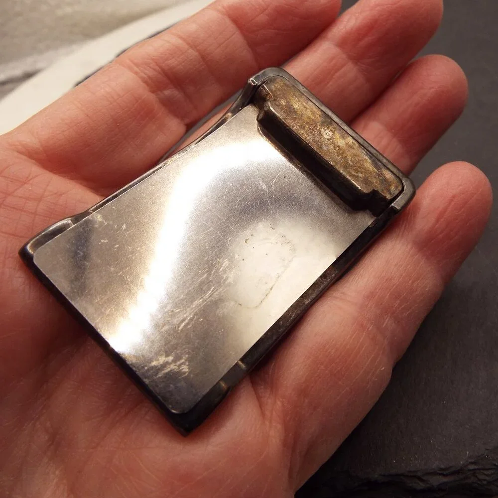 STERLING ART DECO SIMPLY ELEGANT DESIGN CONTEMPORARY MONEY CLIP B1